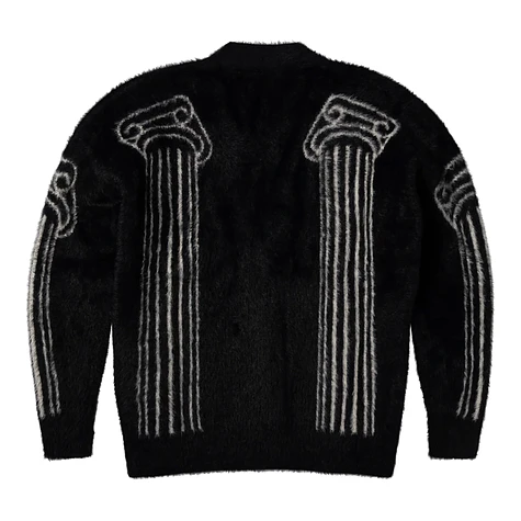 Aries - Oversized Chenille Column Knit Cardigan