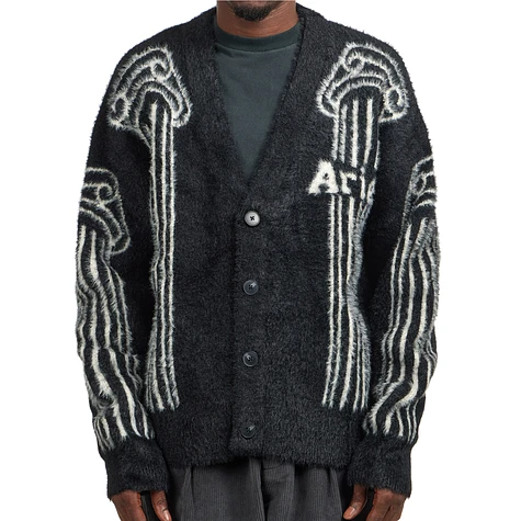 Aries - Oversized Chenille Column Knit Cardigan