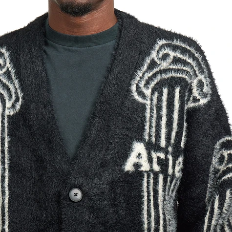 Aries - Oversized Chenille Column Knit Cardigan
