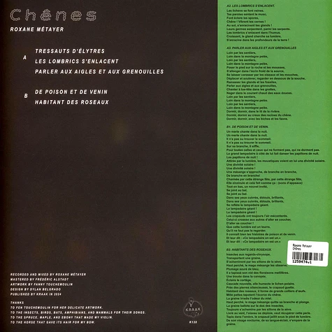 Roxane Metayer - Chênes