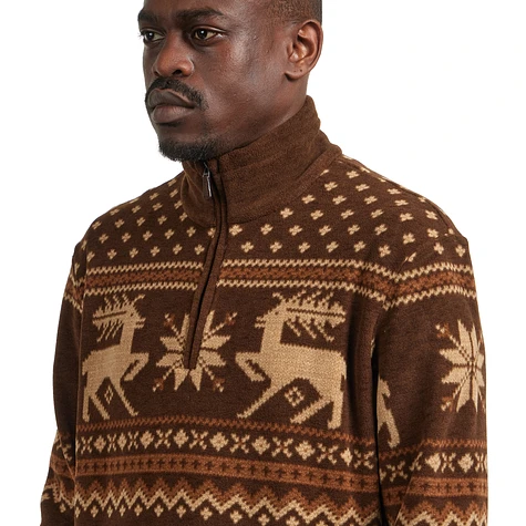 Polo Ralph Lauren - Half Zip Fleece Sweater (Cascadia Fair Isle) | HHV