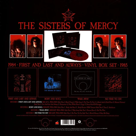 Sisters Of Mercy - First And Last And Always Anniversary Box Set
