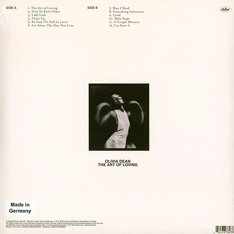 Olivia Dean The Art of Loving CD 直筆サイン入り Olivia Dean - Olivia Dean - The Art Of Loving 1LP