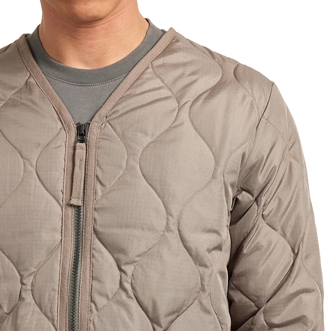 TAION - Military Zip V Neck Down Jacket