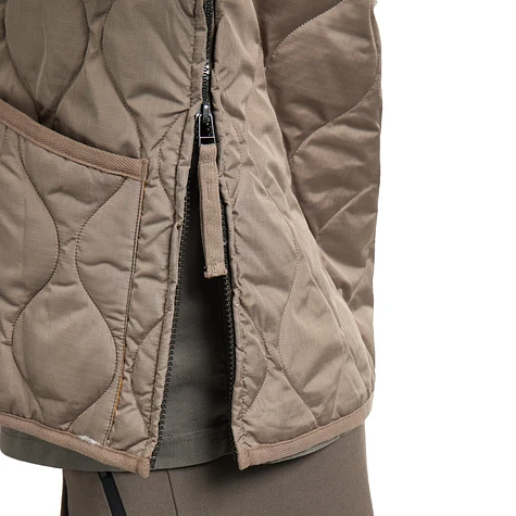 TAION - Military Zip V Neck Down Jacket