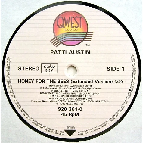 Patti Austin - Honey For The Bees