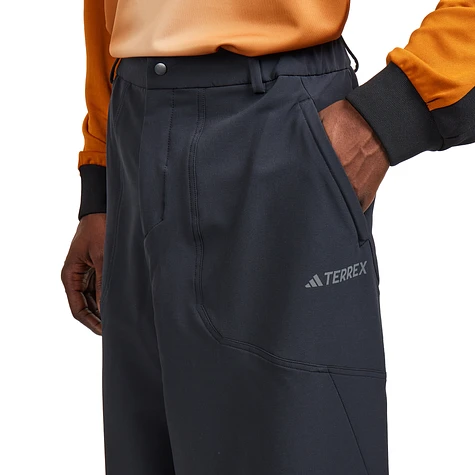 adidas - Xploric Water Repellent Softshell Track Pants (Black) | HHV