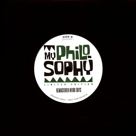 My Philosophy Episode 限定版 63/300 My Philosophy - Episode 1 - Vinyl 7