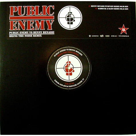 洋楽 Public Enemy vs. Benny Benassi Public Enemy vs. Benny Benassi - Bring The Noise Remix - Vinyl 12