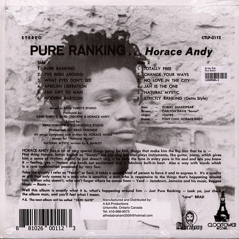 Horace Andy - Pure Rankin'