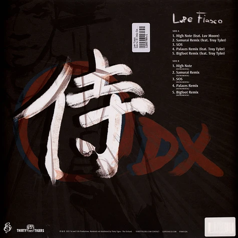 Lupe Fiasco - Samurai DX Indie Exclusive Red Swirl Vinyl Edition
