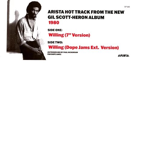 洋楽 Gil Scott-Heron Vinyl US. Org Gil Scott-Heron - Free Will (LP) - Culture Clash