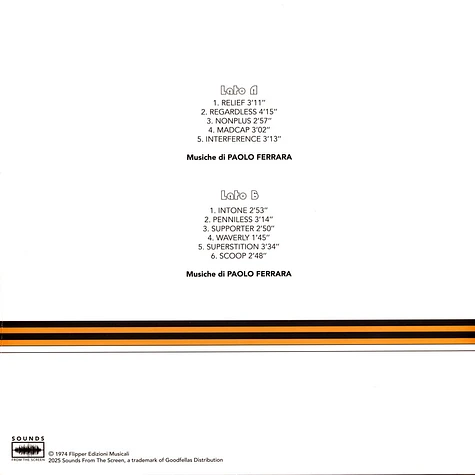 Paolo Ferrara - Sound HHV Exclusive Clear Yellow Vinyl Edition