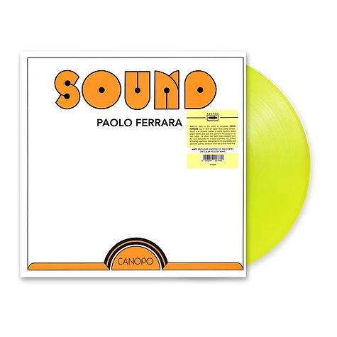 Paolo Ferrara - Sound HHV Exclusive Clear Yellow Vinyl Edition