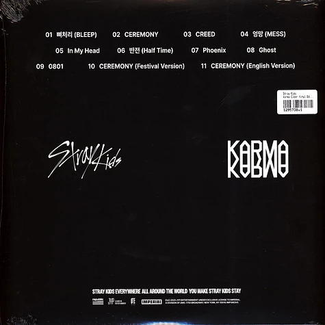 Stray Kids - Karma Clear Vinyl Edition - Vinyl LP - 2025 - US