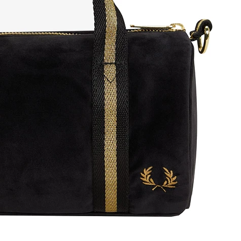 Fred Perry x Amy Winehouse Foundation - Amy Mini Velour Barrel Bag