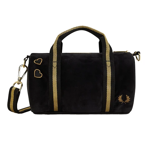 Fred Perry x Amy Winehouse Foundation - Amy Mini Velour Barrel Bag