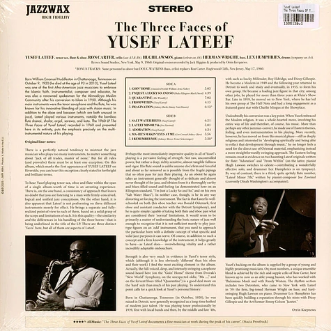 Yusef Lateef - The Three Faces Of Yusef Lateef