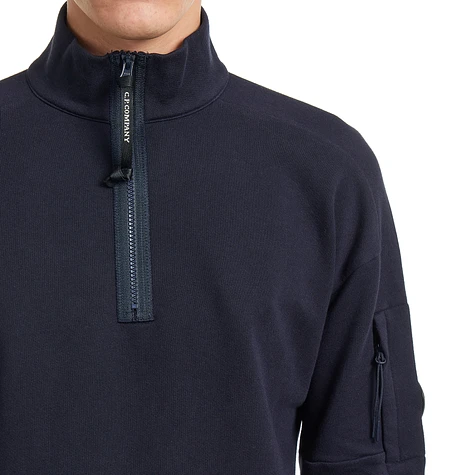 C.P. Company - Diagonal Raised Fleece Half Zip Lens Sweatshirt