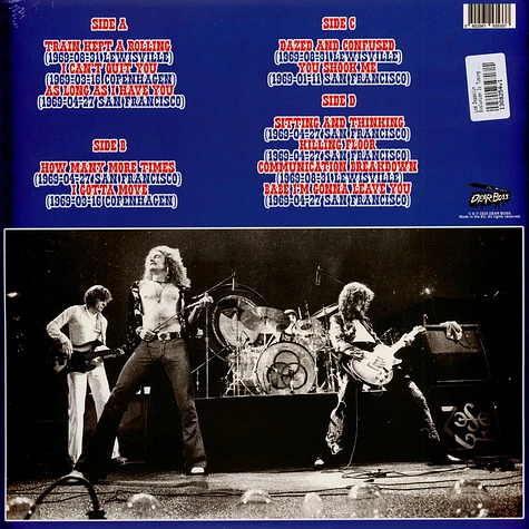 Led Zeppelin - Evolution Is Timing 1969 Radio Sessions Blue Vinyl