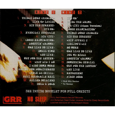 Nick Wiz Presents Main One - Forgotten Child (1995-1999) - 2CD