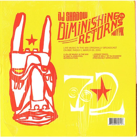 洋楽 DJ Shadow Diminishing Returns Party Pak DJ Shadow - Diminishing Returns Party Pak - Vinyl 2LP - 2003 - US
