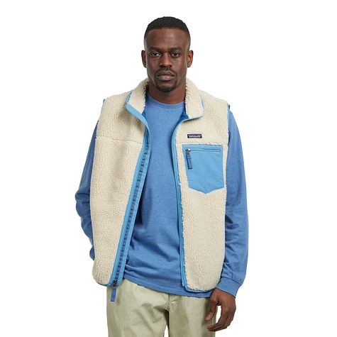 Patagonia - Classic Retro-X Vest (Dark Natural / Shore Blue) | HHV