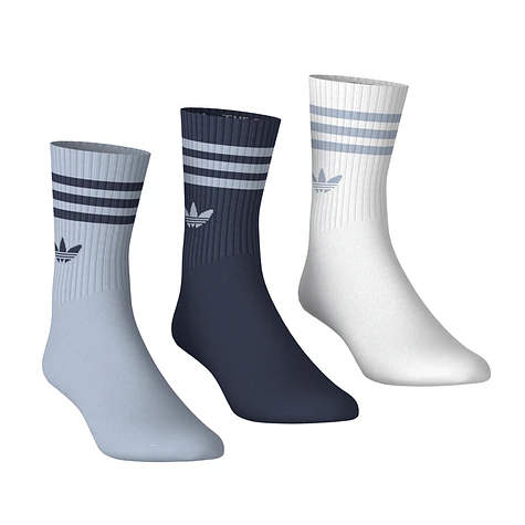 adidas - 3-Stripes Crew Socks (Pack of 3)