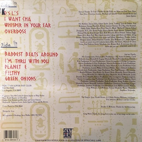 Egyptian Lover - Filthy - Vinyl LP - 1988 - US - Original | HHV