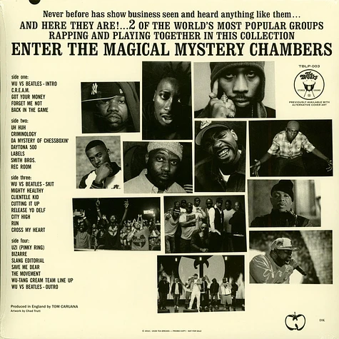 Wu-Tang Vs The Beatles - Enter The Magical Mystery Chambers New Edition Olive Green Vinyl Edition