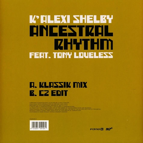 K'Alexi Shelby Feat. Tony Loveless - Ancestral Rhythm
