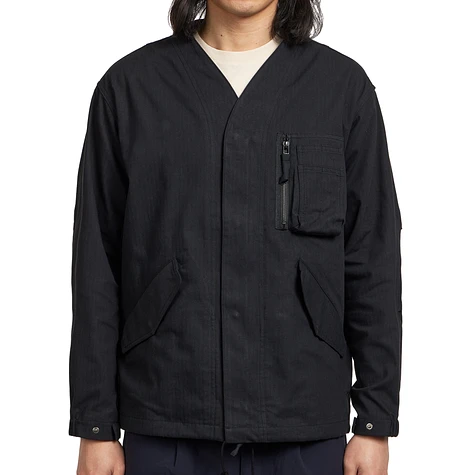 Snow Peak - TAKIBI Herringbone Collarless Jacket