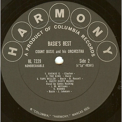 Count Basie Orchestra - Basie's Best!! A Collection Of Immortal