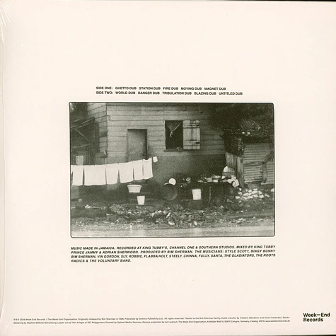 Bim Sherman - Ghetto Dub - Vinyl 12