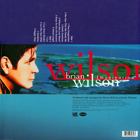 Brian Wilson - Imagination Record Store Day 2026 Edition - Vinyl
