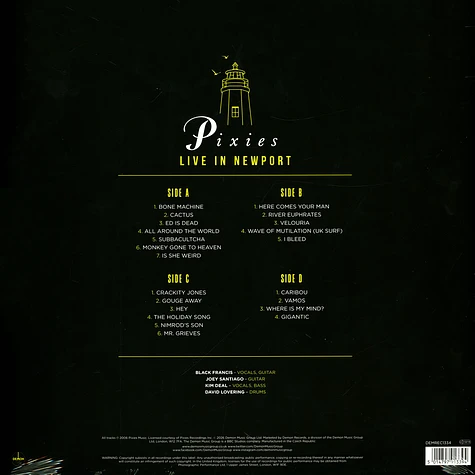 Pixies - Live In Newport Record Store Day 2026 Edition - Vinyl 2LP Pixies - Live In Newport Record Store Day 2026 Edition - Vinyl 2LP