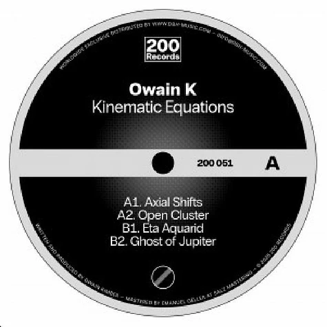 Owain K - Kinematic Equations