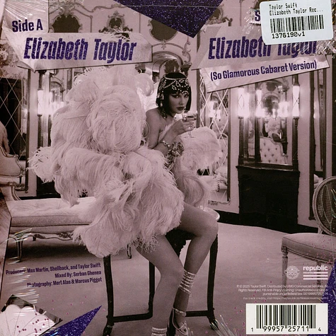 Taylor Swift - Elizabeth Taylor Record Store Day 2026 Cry My Eyes