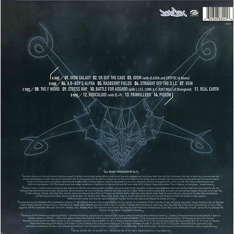 中古 Cannibal Ox - The Cold Vein 2LP Cannibal Ox - The Cold Vein 25th Anniversary Edition - Vinyl 2LP