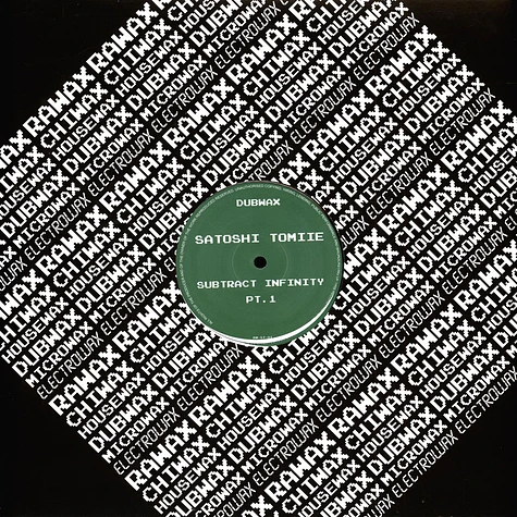 Satoshi Tomiie - Subtract Infinity Part 1 Black Vinyl Edition