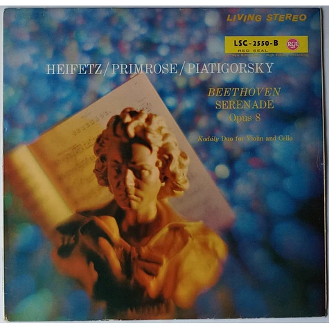 Heifetz Primrose Piatigorsky レコード　LP Jascha Heifetz, Gregor Piatigorsky, William Primrose, Leonard