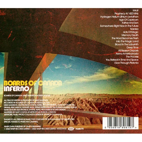 Boards Of Canada - Inferno - CD - 2026 - UK - Original | HHV