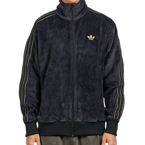 adidas - Firebird Velour Track Top (Black) | HHV
