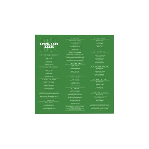 AZ - Doe Or Die III HHV Exclusive Green Doe Colored Vinyl Edition