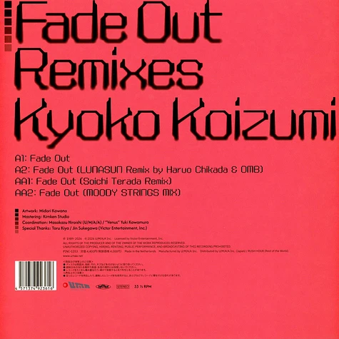 Kyoko Koizumi - Fade Out Remixes Soichi Terada Mix