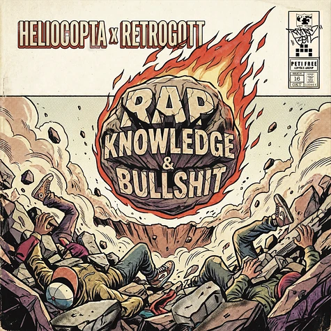 Heliocopta & Retrogott - Rap Knowledge & Bullshit Orange Vinyl Edition