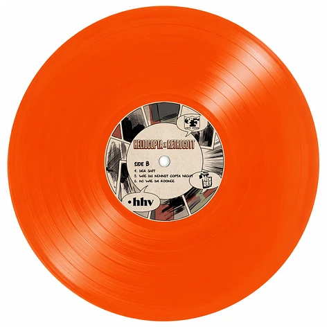 Heliocopta & Retrogott - Rap Knowledge & Bullshit Orange Vinyl Edition
