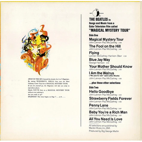 The Beatles - Magical Mystery Tour - Vinyl LP - 1976 - JP