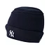 New Era - NY flat top knit hat