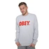 Obey - Obey Font Crewneck Sweater